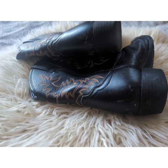 Ariat Youth Boys Girls Tycoom Cowboy Western Boot Black style US 13.5/7.6" Point - Picture 12 of 14